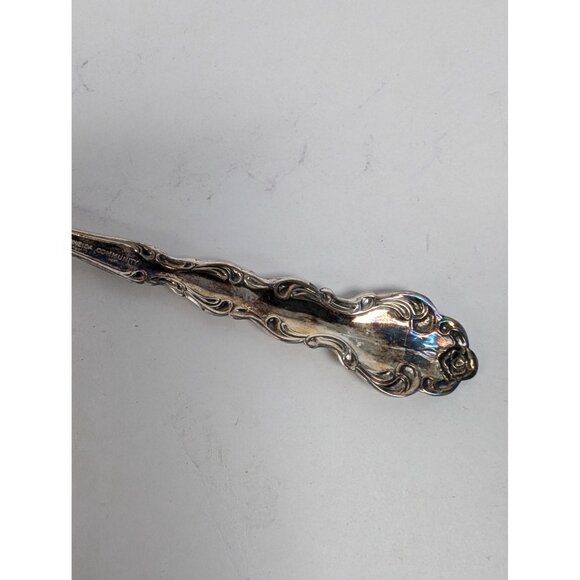 Vintage Oneida Beethoven Silverplate Flatware Cold Meat Fork Serving 8 5/8" - Picture 6 of 9